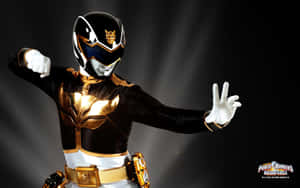 Black Ranger Power Pose Wallpaper