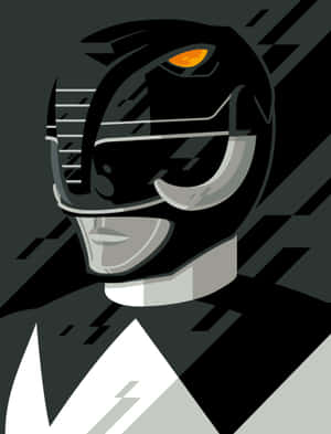 Black Ranger Profile Art Wallpaper