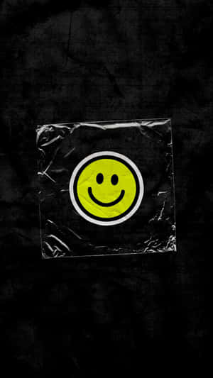 Black Smile Pill Wallpaper