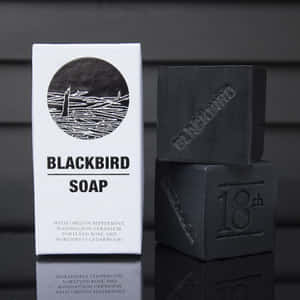 Black Soap For Gentle Skin Care Wallpaper