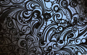 Black Tribal Graphic Wallpaper