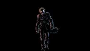 Black Ultra Hd Joker Walking Wallpaper