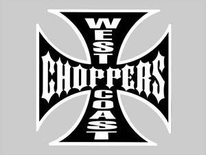 Black West Coast Choppers Symbol Wallpaper