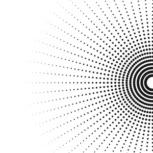 Black White Dot Spiral Pattern Wallpaper