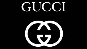 Black White Logo Gucci 4k Wallpaper