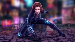 Black Widow Concept Art 4k Wallpaper