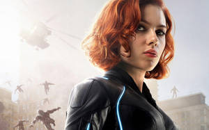 Black Widow Natasha Short Hair 4k Wallpaper