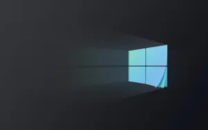 Black Windows 10 Hd Blue Notepad Wallpaper