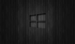 Black Windows Desktop Lock Screen Wallpaper