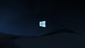 Black Windows Google Desktop Wallpaper