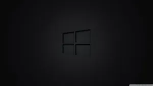 Black Windows Icon Pc Wallpaper