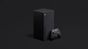 Black Xbox Series X Set Wallpaper