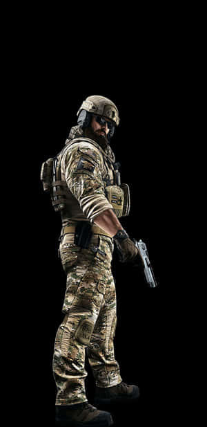 Blackbeard In Action - Rainbow Six Siege Game Character Wallpaper