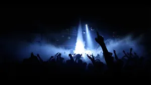 Blackout Smoke Party Background Wallpaper