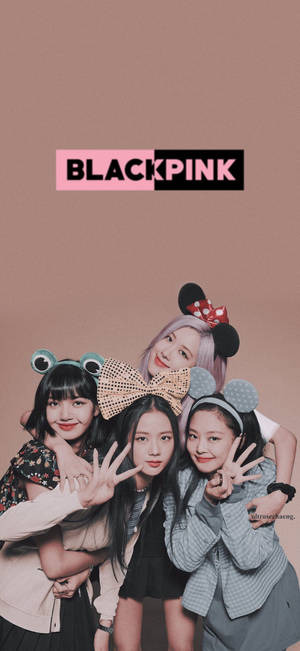 Blackpink Cute Headress Wallpaper