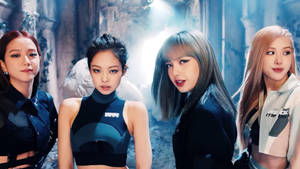 Blackpink In Smoky Setting Wallpaper