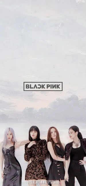 Blackpink Logo The Show Livestream Concert Wallpaper