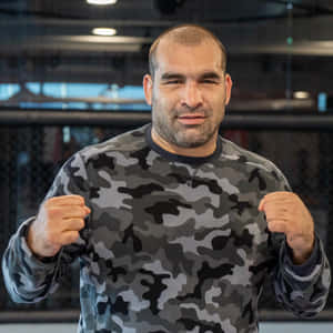 Blagoy Ivanov In Double Fisted Fighting Pose Wallpaper