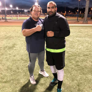 Blagoy Ivanov Posing With Fan Wallpaper