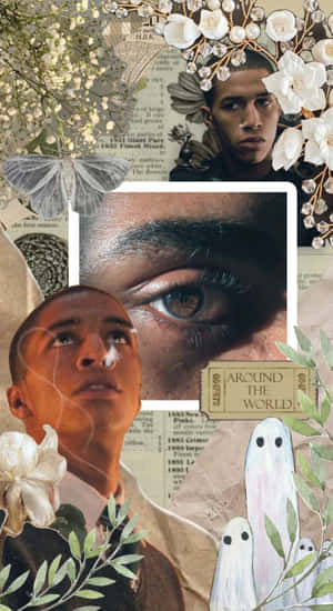 Blaise Zabini Artistic Collage Wallpaper