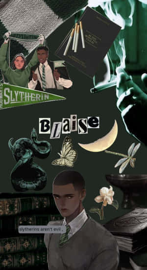 Blaise Zabini Slytherin Aesthetic Wallpaper