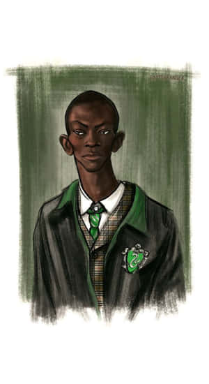 Blaise Zabini Slytherin Student Wallpaper