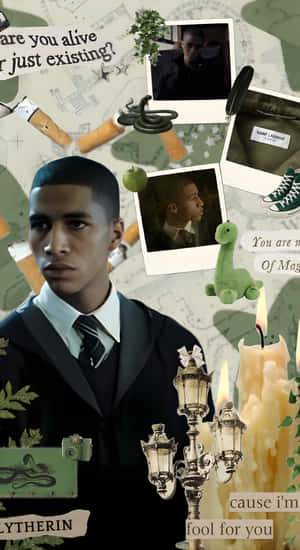 Blaise Zabini Slytherin Style Wallpaper