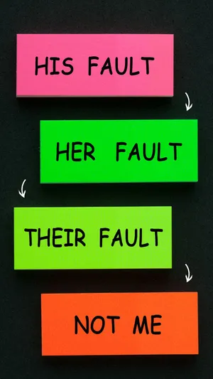 Blame Game Sticky Notes Wallpaper