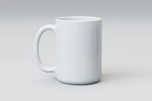 Blank White Coffee Mug Mockup Wallpaper
