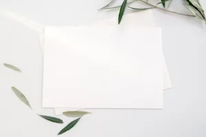 Blank White Printer Paper Wallpaper
