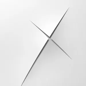 Blank White X Symbol Wallpaper