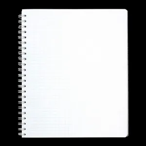 Blank Wirebound Notebook Page Wallpaper