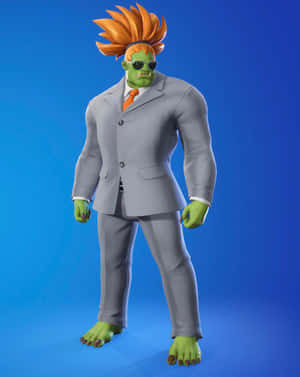 Blankain Suit Street Fighter Character Wallpaper