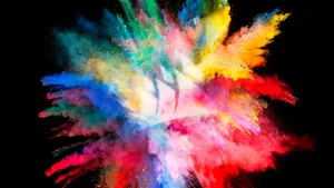 Blast The Colors Of The Corsair Logo Wallpaper