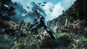 Blast Through Your Enemies In Crysis Hd Wallpaper