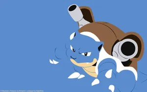 Blastoise, The Protector Of The Seas Wallpaper