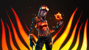 Blaze Wreaks Havoc In Fortnite Wallpaper