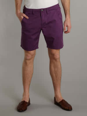 Blending Comfort & Style: Purple Shorts Wallpaper