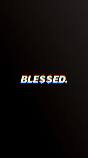 Blessed Dollar Sign Wallpaper
