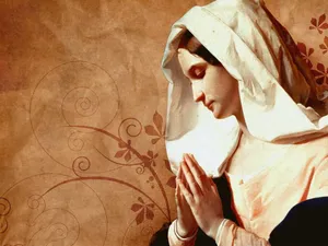 Blessed Virgin Mother Mary Prayer Wallpaper
