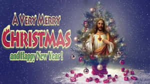 Blessing Of Jesus At Christmas Wallpaper