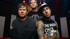 Blink182 Band Members Portrait Wallpaper