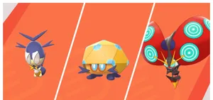 Blipbug Dottler And Orbeetle Wallpaper