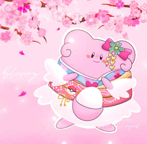 Blissey In Pokemon Kimono Wallpaper