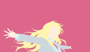 Blissful Dance Silhouette Wallpaper