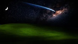 Blissful Night Sky Wallpaper