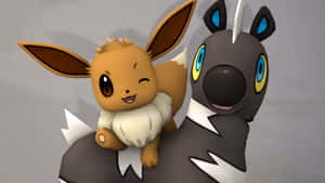 Blitzle And Eevee Pokemon Wallpaper