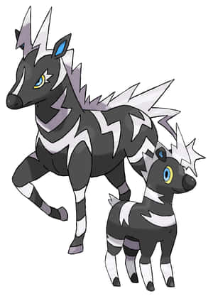 Blitzle And Zebstrika Pokemon Wallpaper