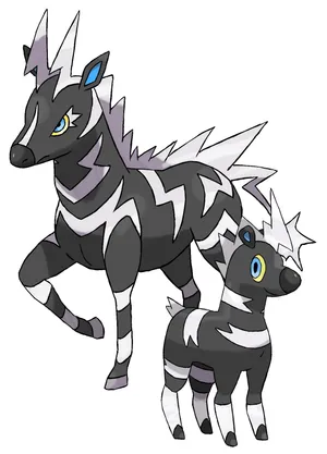 Blitzle And Zebstrika Pokemon Wallpaper