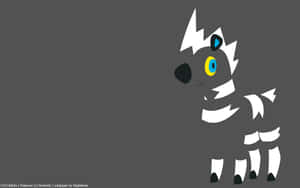 Blitzle Gray Vector Art Wallpaper